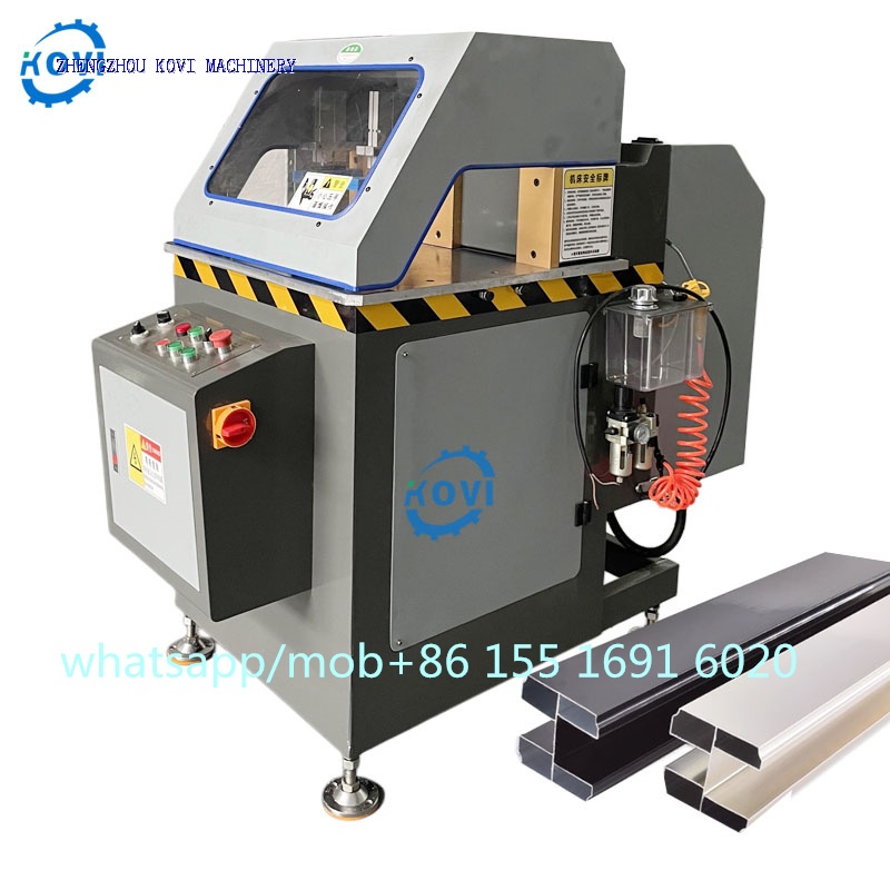 Single Head Window door Any Angle 45 and 90 degree Aluminum Profile Cutting Saw machine