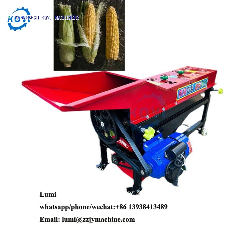 Corn husking machine