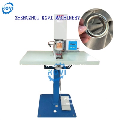 Semi-Automatic Curtain Eye Ring Metal Hole Button Hole Punching Machine Electric Button Ring Punching Setting Machine