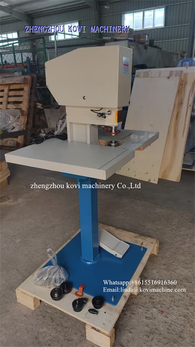Semi-Automatic Curtain Eye Ring Metal Hole Button Hole Punching Machine Electric Button Ring Punching Setting Machine