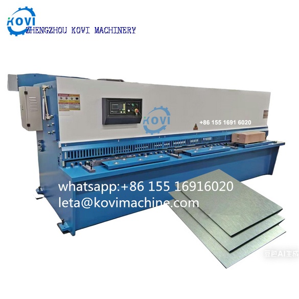 Electric 3meters Alloy Metal Plate Plate Cutting Machine Metal Sheet Shearing Machine
