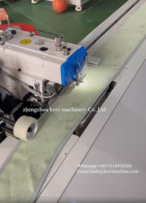 Automatic Computer Curtain Hem Overedging Stitcthing Machine Curtain Joint Overlock Sewing Machine