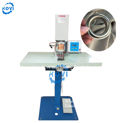 Semi-Automatic Curtain Eye Ring Metal Hole Button Hole Punching  Machine Electric Button Ring Punching Setting Machine