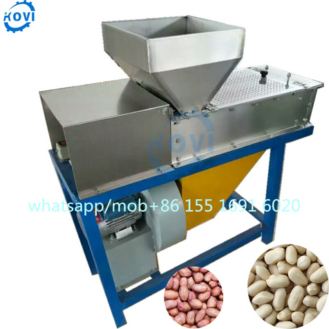 Dry Type Peeler Sheller Roasted Peanut Peel Machine Roasted Red Skin Peanut Peeling Machine