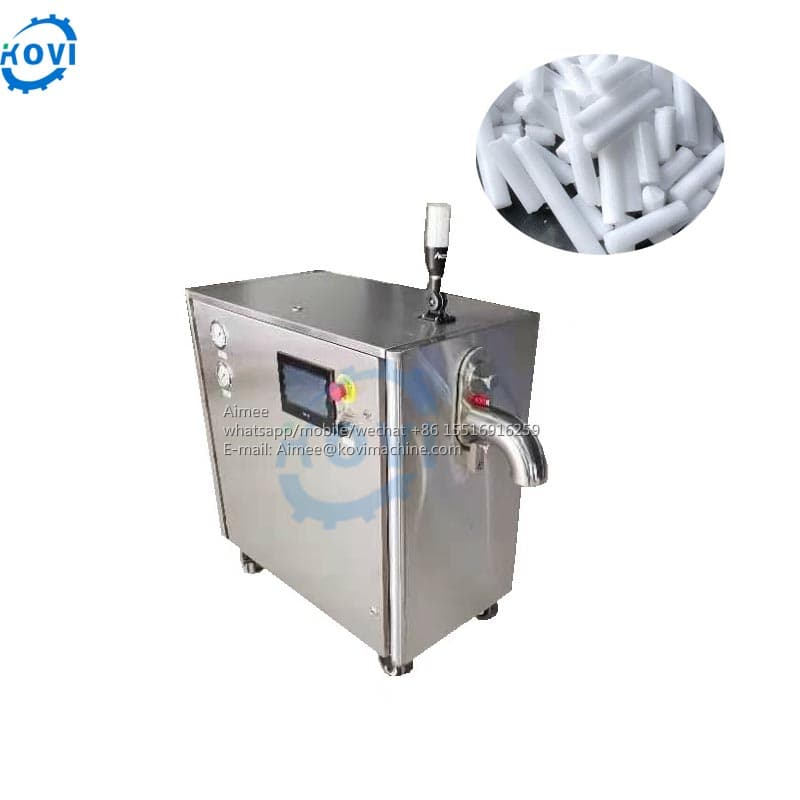 Automatic dry ice making machine dry ice block maker machine
