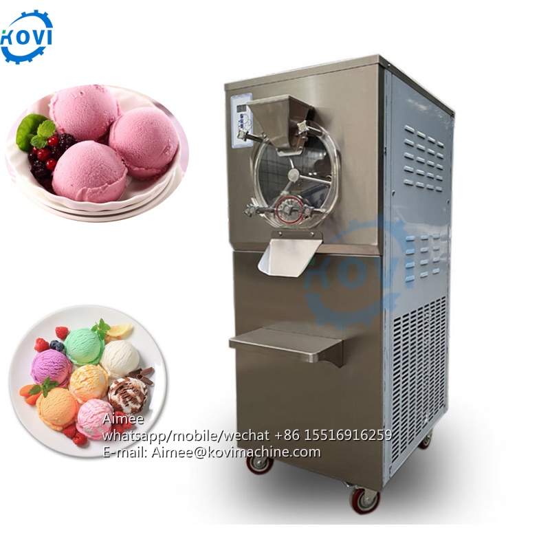 Automatic Hard Ice Cream Making Machine Table Top Ice Cream Machine Commerical Hard Ice Cream Machine