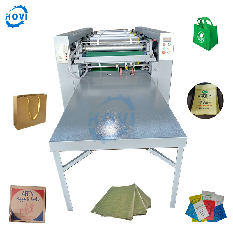 1-6 Color Automatic Non-woven Bag Flexo Flexographic Offset Flat Screen Printing Machine Plastic and Paper Bag Printer