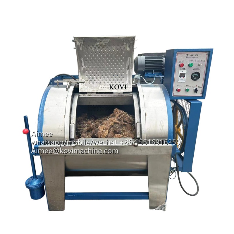 Industrial wool washing machine high quality wool scouring clean best selling raw sheep wool cleaning machine
