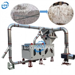 High Quality Airflow Waste Ginned Cotton Cleaning Machine Airflow Recycling Clearner Machine For Waste Cotton