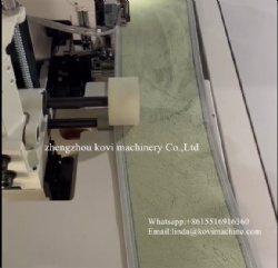Automatic Computer Curtain Hem Overedging Stitcthing Machine Curtain Joint Overlock Sewing Machine
