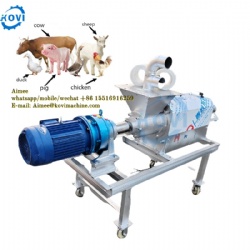 Animal Manure Dewatering Machine Dung Drying Dewatering Machine Screw Sludge Dehydrator Machine Manure Dry Equipment