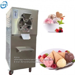 Automatic Hard Ice Cream Making Machine Table Top Ice Cream Machine Commerical Hard Ice Cream Machine