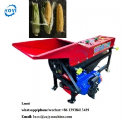 Corn husking machine