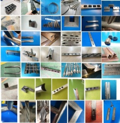 Automatic Angle Cutter Hole Punching Machine Muti-function Pipe Flattening Punching Cutting Machine Hydraulic 45&90 Degree Cut