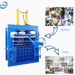 Vertical Hydraulic Cardboard Box Baling Press Waste Paper Baler Machine for Sale Balers Wast Plastic Compactor
