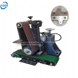 Automatic Metal Sheet Polishing Machine Two Sander Metal Deburring Machine Small Metal Plate Grinding Machine