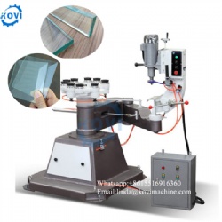 Portable Irregular Glass Edging Beveling Machine Manual Round Manual Glass Edge Grinding Polishing Machine