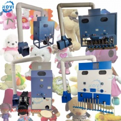 Automatic toy teddy bear cotton fiber filling machine portable doll stuffed soft plush toy stuffing filling making machine